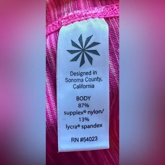 Athleta Power Up leggings, space dye pink - Picture 7 of 9